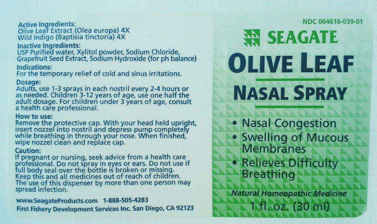 Olive Leaf Nasal